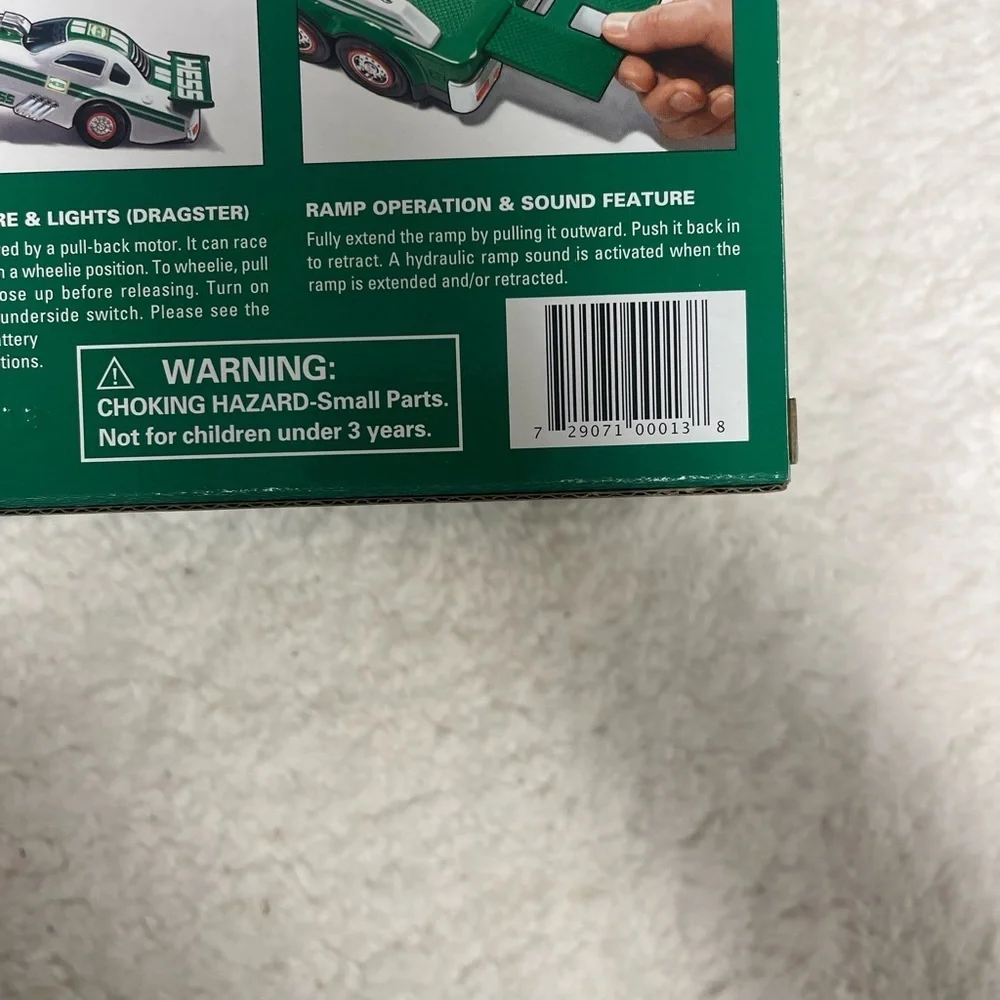 NEW !! Hess 2016 Toy Truck and Dragster. NEVER OPENED.